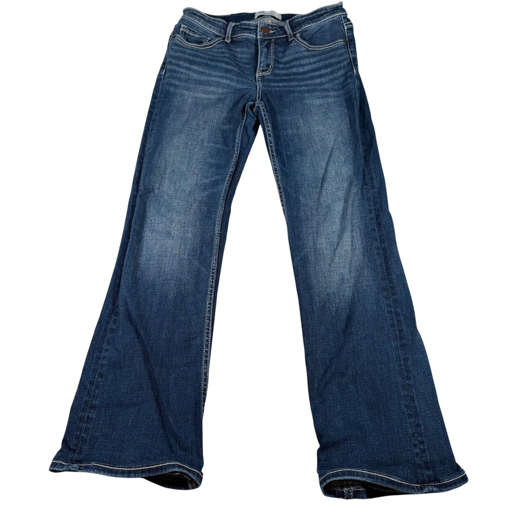 BKE Payton Bootcut‎ Jeans Womens 27x31.5 HEMMED (FITS 29x28) Dark Wash Mid Rise